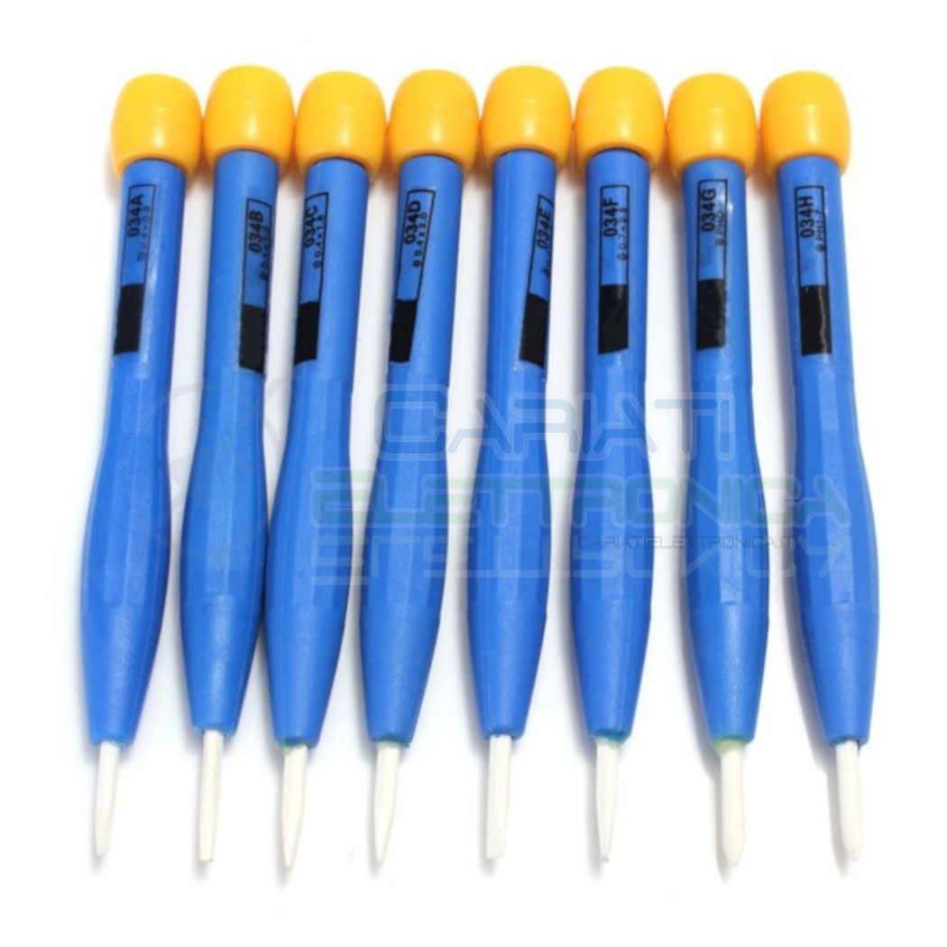 Kit Da 8 Pezzi Di Cacciaviti Antistatici In Ceramica Per Regolazione Frequenza Generico