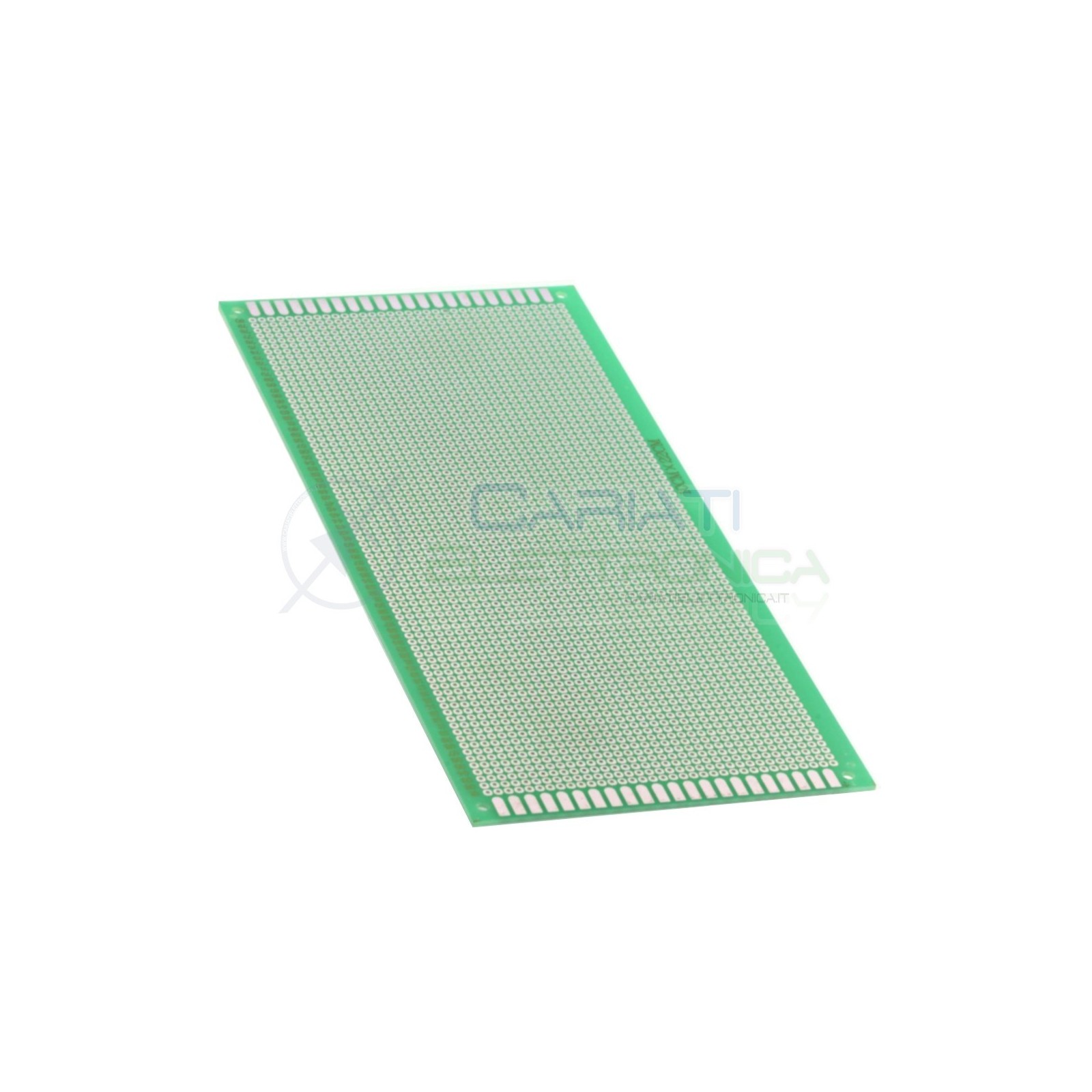 BASETTA MILLEFORI 220 x 100 mm in Vetronite Mono Faccia Passo 2,54mm BREADBOARDCariati Elettronica