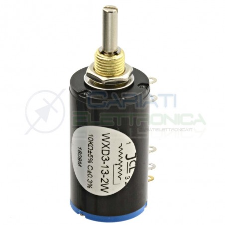Potenziometro Multigiro Lineare 2Watt 10Kohm WXD3-13-2W 2 Watt 10 KohmGenerico