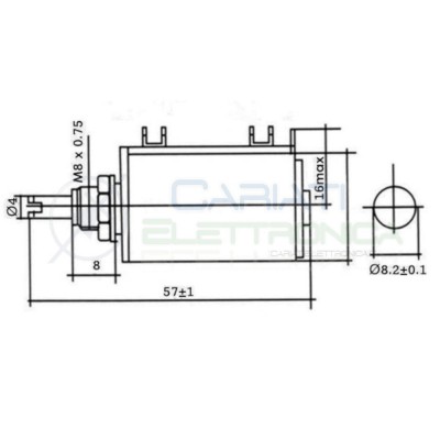 Potenziometro Multigiro Lineare 2Watt 10Kohm WXD3-13-2W 2 Watt 10 KohmGenerico