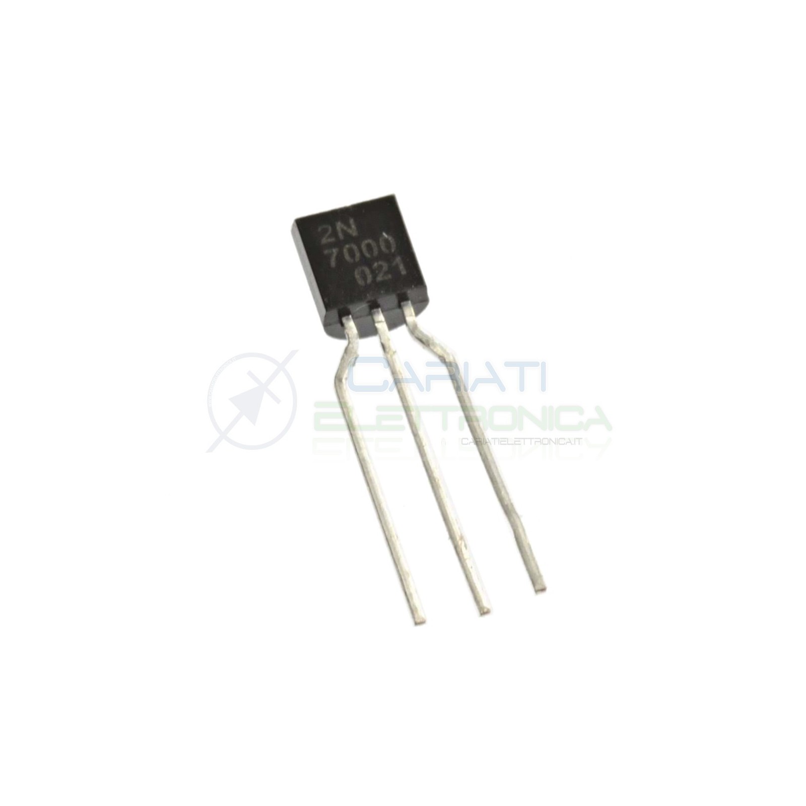 5 PEZZI Mosfett 2N7000 Fairchild Canale N 200mA 60V 0.4Watt TO-92Fairchild