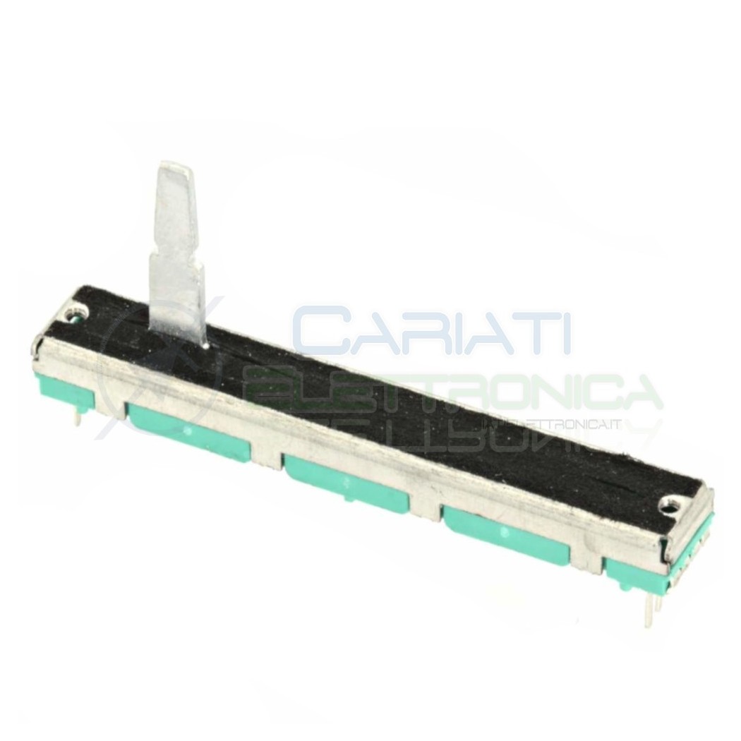 Potenziometro slider stereo a slitta lineare 75mm 10kohm 10k B103 Mixer Audio