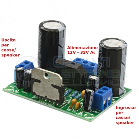 TDA7293 Board Power Amplifier Mono 100Watt 12V - 32V AC 1 x 100WGenerico