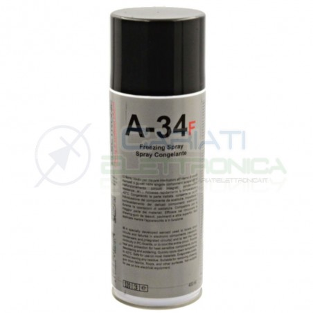 A34-F A34F Spray Freezer Congelante Per Riparazione Circuiti Pcb DUE-CI 400ml Refrigerante Due-Ci
