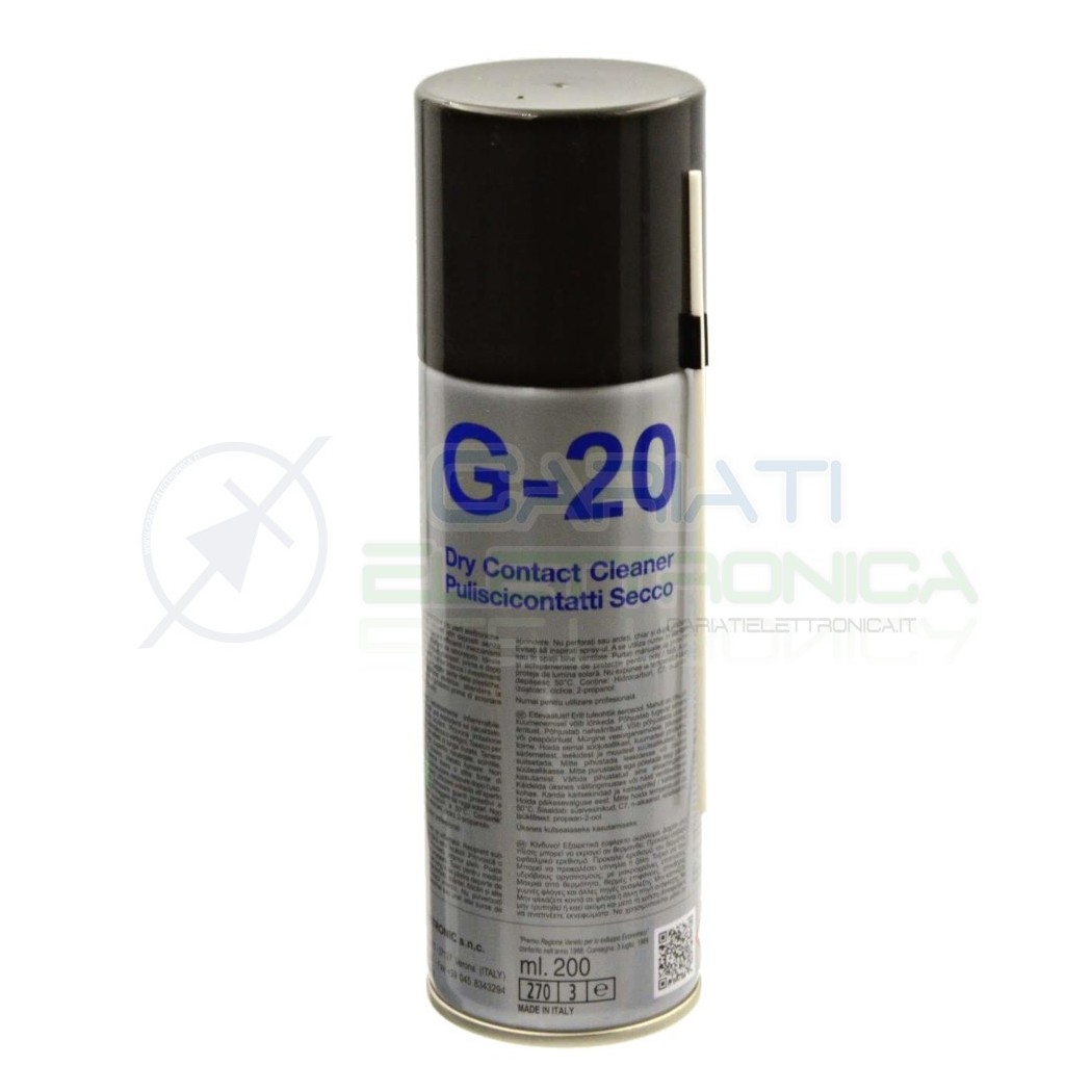 G-20 DUE-CI SPRAY PULISCI CONTATTI A SECCO 200 ml G20 ORIGINALE !!! Due-Ci