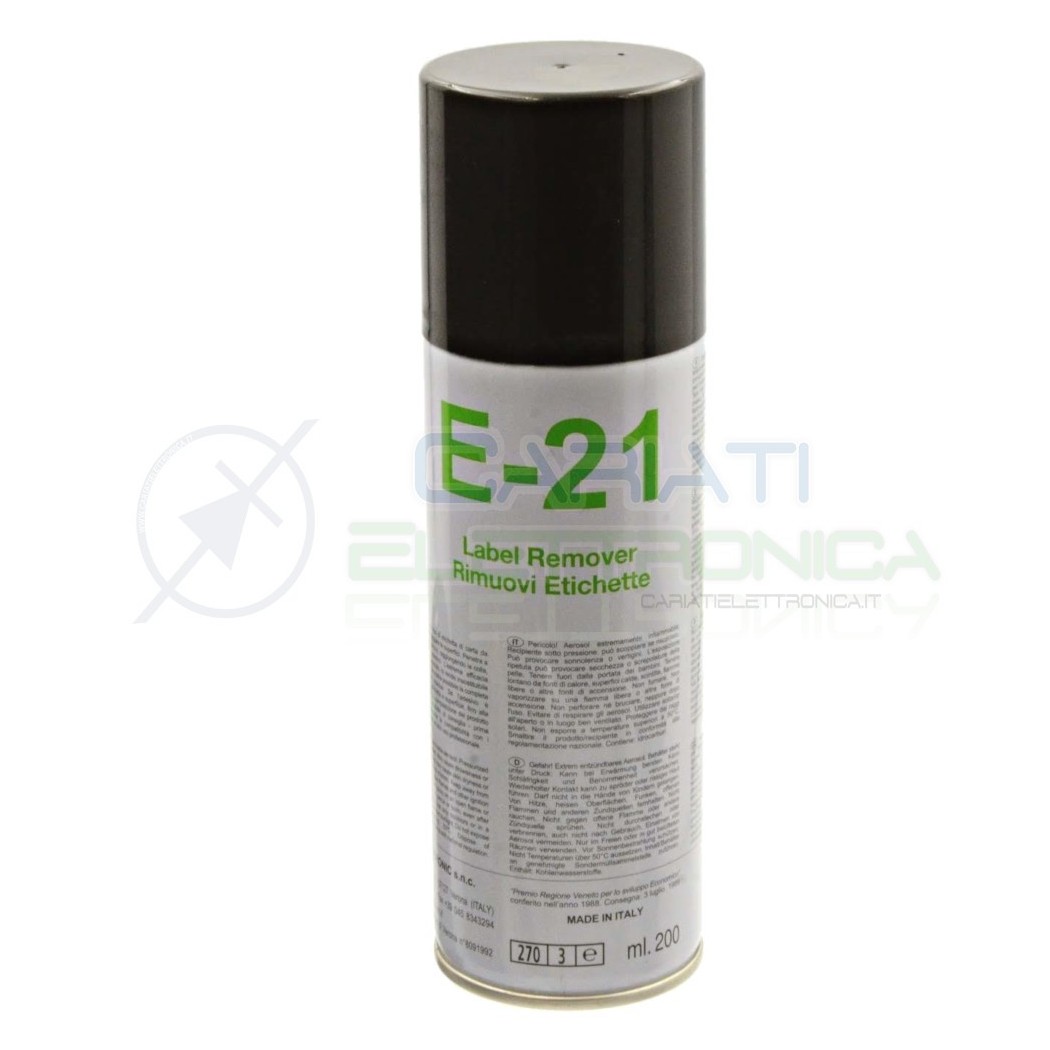 E-21 200 ml DUE-CI SPRAY RIMUOVI ETICHETTE E21Due-Ci
