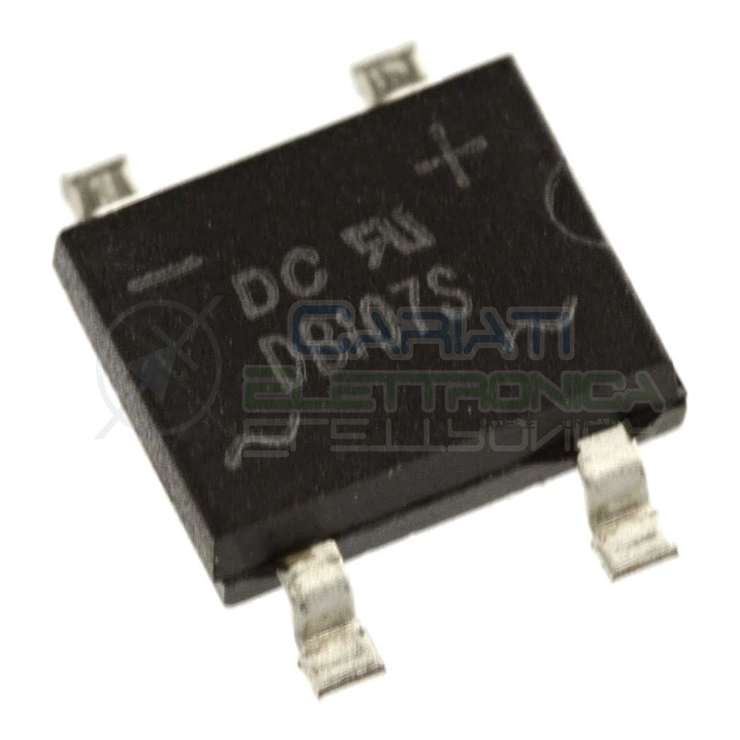 5 PEZZI Ponte di diodi DB107S SMD 1A 1000V raddrizzatore 4 pin