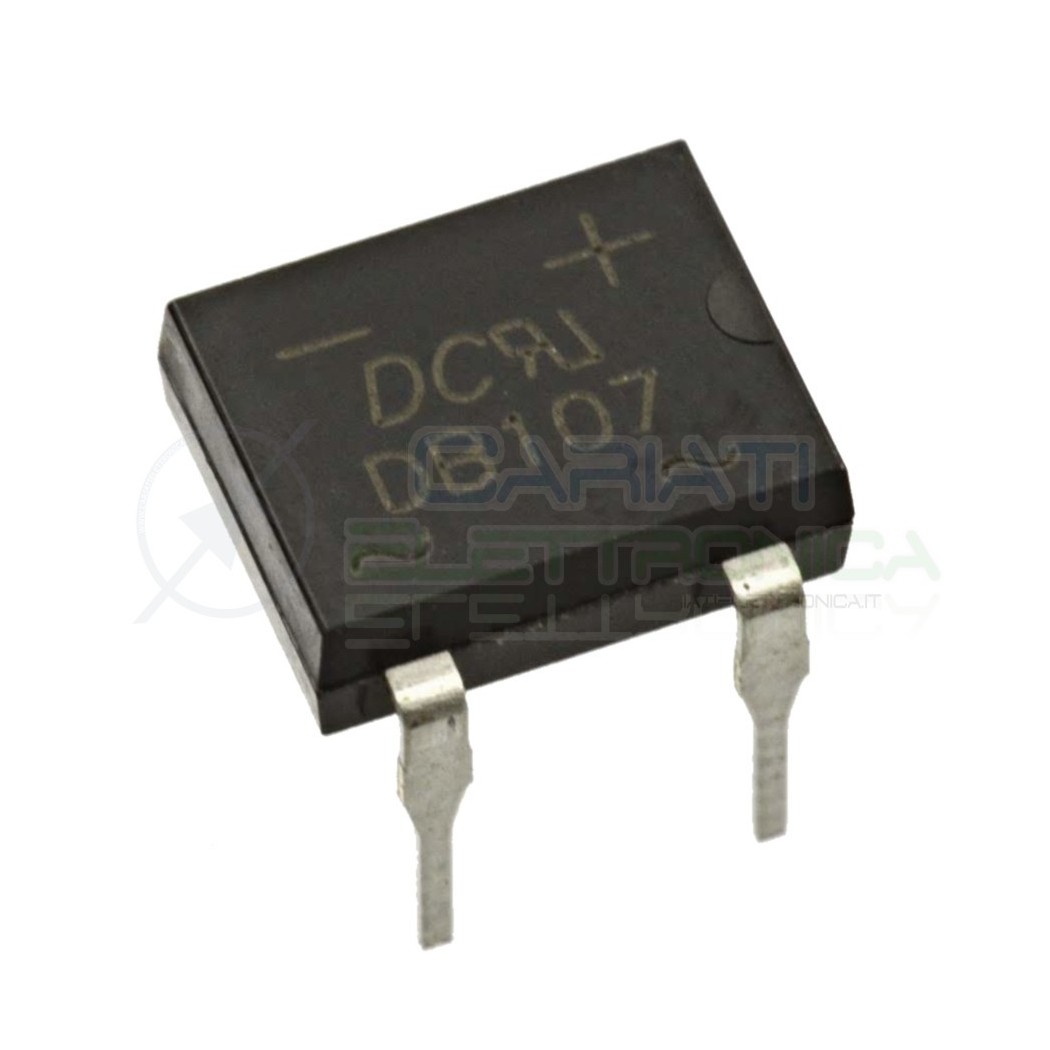 5 PEZZI Ponte di diodi DB107 1A 1000V raddrizzatore 4 pin DIP