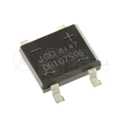 5 PEZZI Ponte di diodi DB107S SMD 1A 1000V raddrizzatore 4 pin