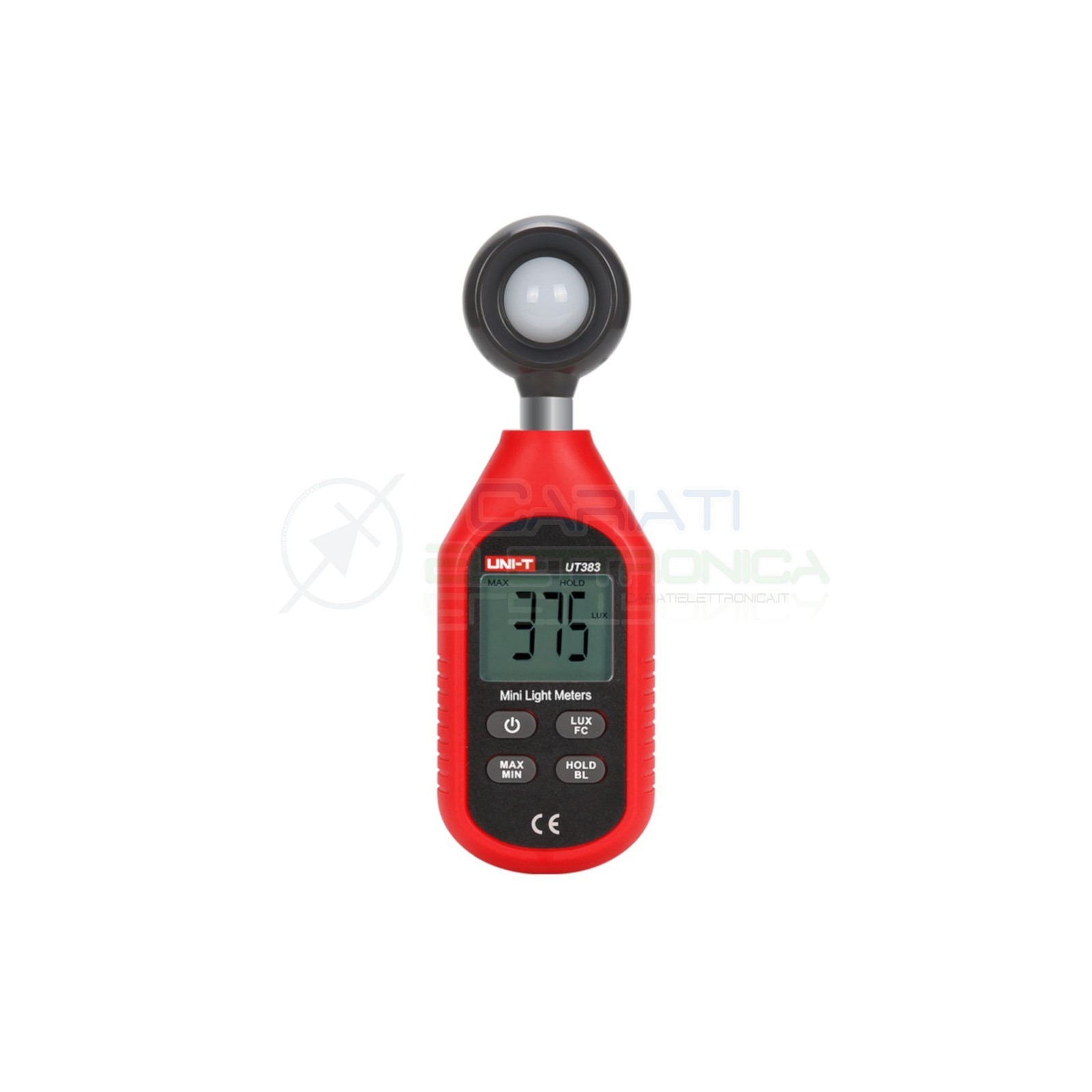 LUXMETRO DIGITALE 0÷9999LUX UNI-T UT383 Tester per misurare intensità Luce Luxometro UNI-T