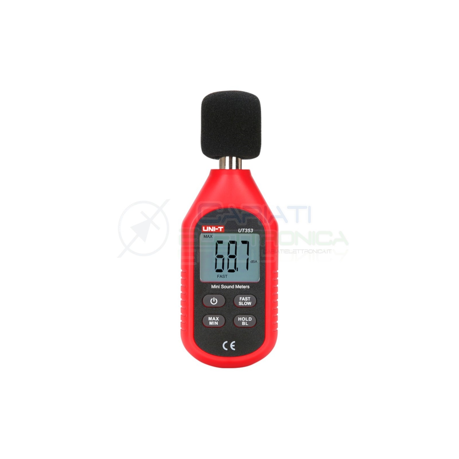 FONOMETRO DIGITALE 30÷130dB UNI-T UT353 Tester per misurare suono rumore Sound Meters UNI-T
