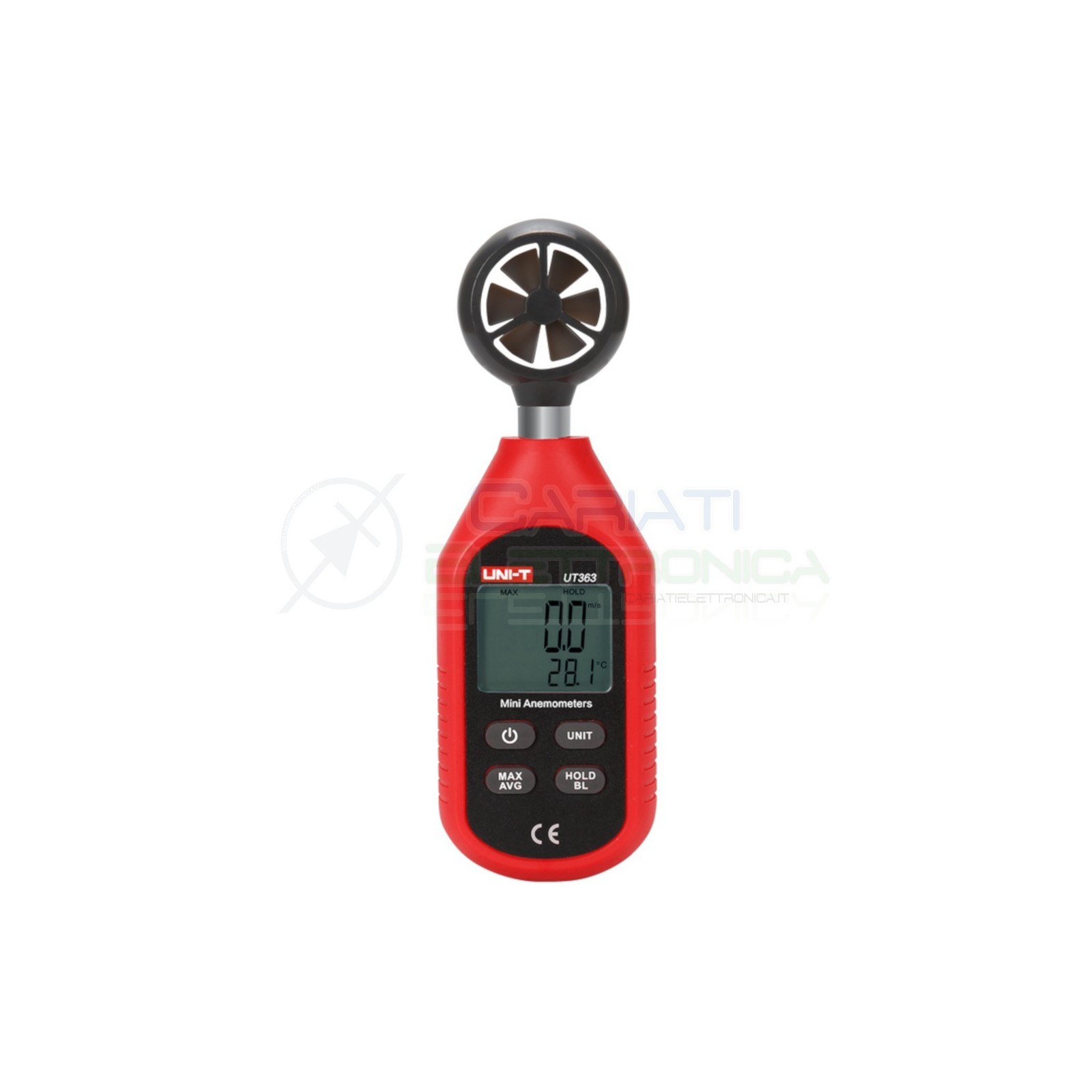 ANEMOMETRO DIGITALE 0÷45 m/s UNI-T UT363 Tester per misurare la velocità del ventoUNI-T