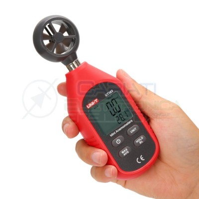 ANEMOMETRO DIGITALE 0÷45 m/s UNI-T UT363 Tester per misurare la velocità del ventoUNI-T