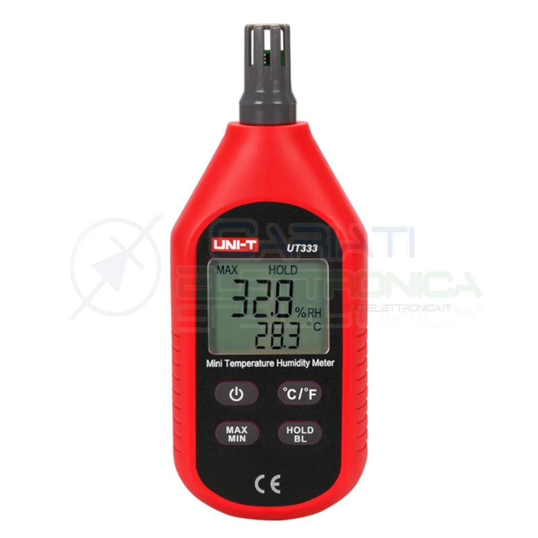 Tester RILEVATORE PER MISURARE LA TEMPERATURA ED UMIDITà dell'aria UNI-T UT333 UNI-T