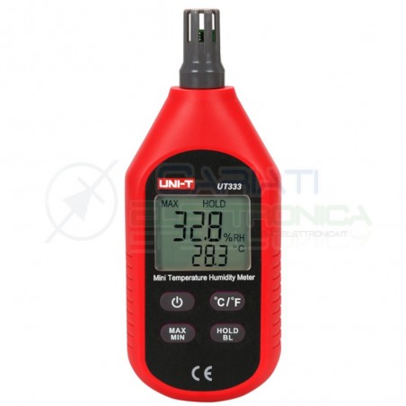 Tester RILEVATORE PER MISURARE LA TEMPERATURA ED UMIDITà dell'aria UNI-T UT333 UNI-T