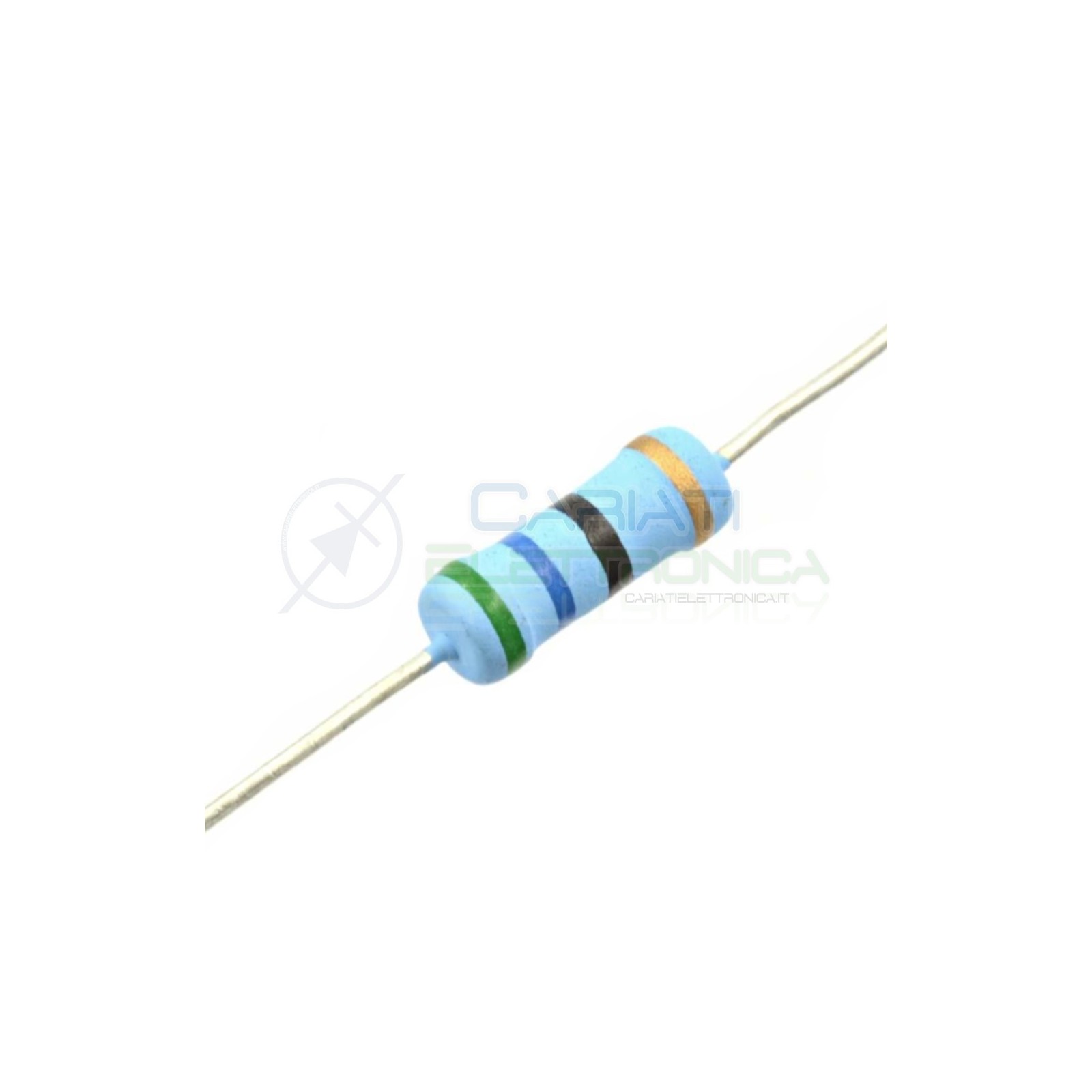 10 Pezzi Resistenza 220ohm 2Watt ossido metallico 5% 220 ohm 2W Generico