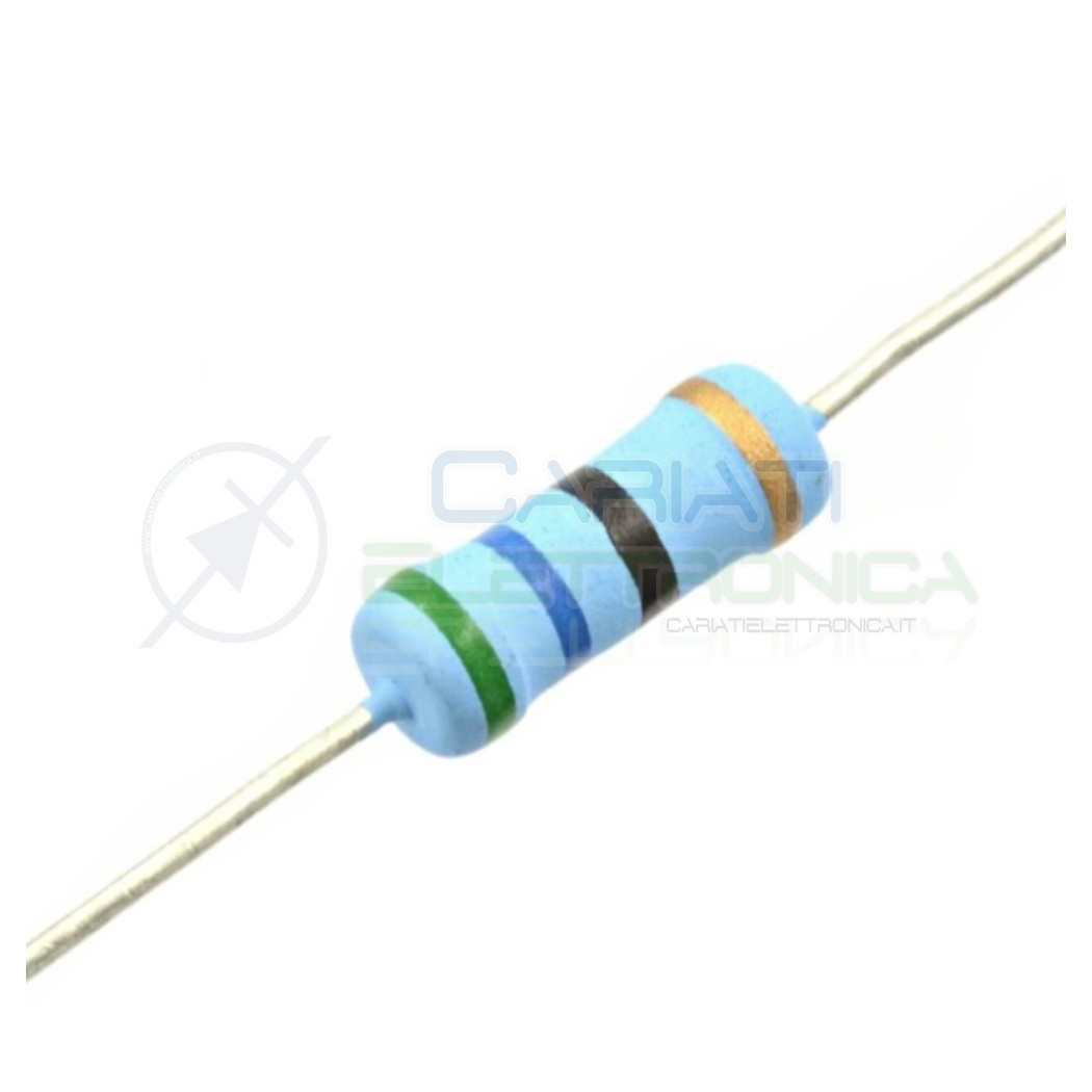 10 Pcs Resistor 220ohm 2Watt metal film 5% 220 ohm 2WGenerico