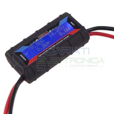 WATTMETRO DC 150A 60v AMPEROMETRO VOLTMETRO solare camper electric bike tester