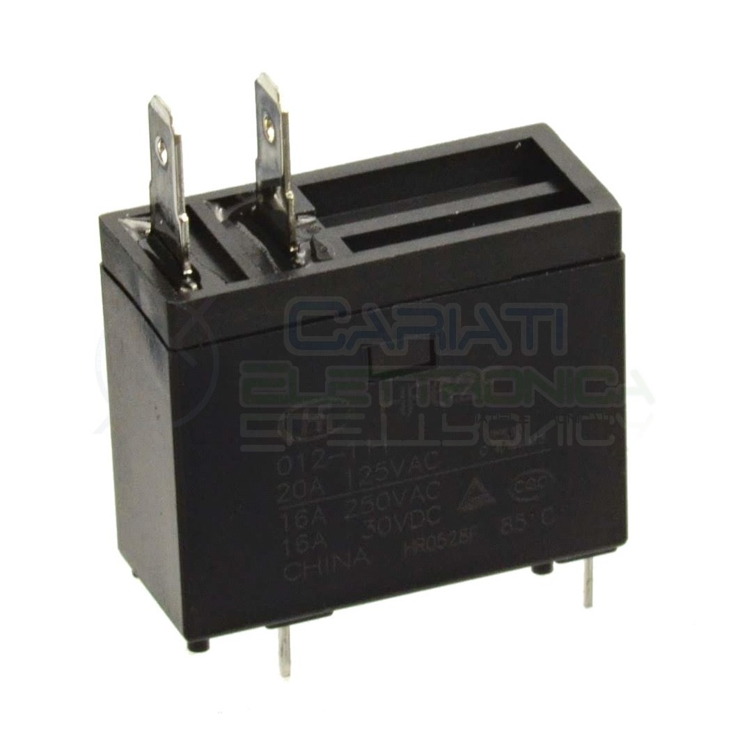 1 PEZZO Relay Relè 12V DC 16A Pcb JQX-62F-012-1H 6 PIN SPST