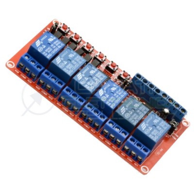 Scheda 6 Relay Relè 12V Dc 10A SONGLE SRD-12VDC-SL-C SPDT Monostabile BistabileGenerico