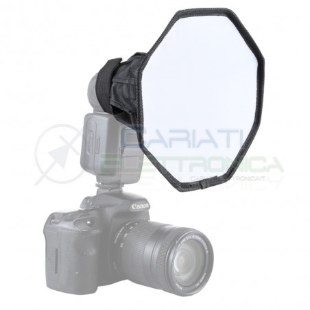 Softbox Diffusore per Flash Macchina Fotografica 200 x 200 mm Lampada Luce Foto