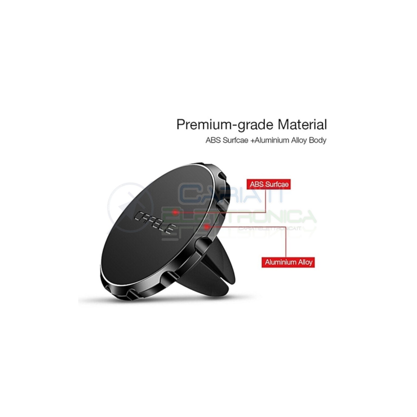 SUPPORTO MAGNETICO PER SMARTPHONE TELEFONO DA AUTO CON CALAMITA PORTA TELEFONOGenerico