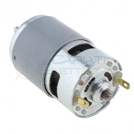Motore motorino elettrico 12V 24V 98x45 mm Con Staffa Supporto Fissaggio Generico