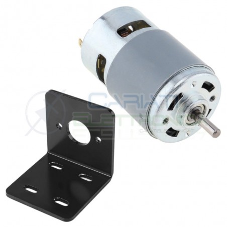 MOTORE MOTORINO ELETTRICO 12V 24V  98 x 45 mm Con Staffa Supporto FissaggioGenerico
