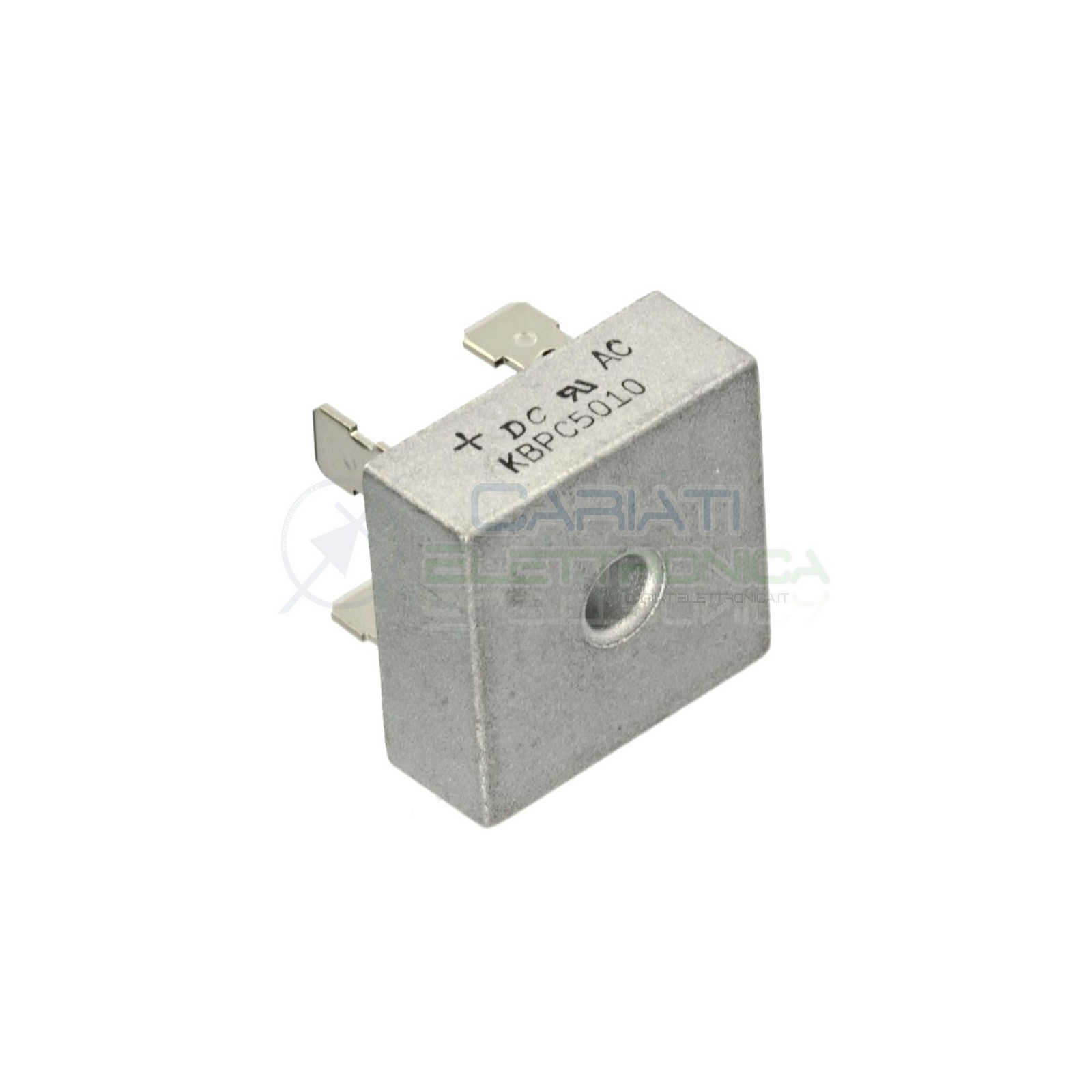 1 PEZZO Ponte di diodi KBPC5010 50A 1000V Raddrizzatore Monofase DC COMPONENTS