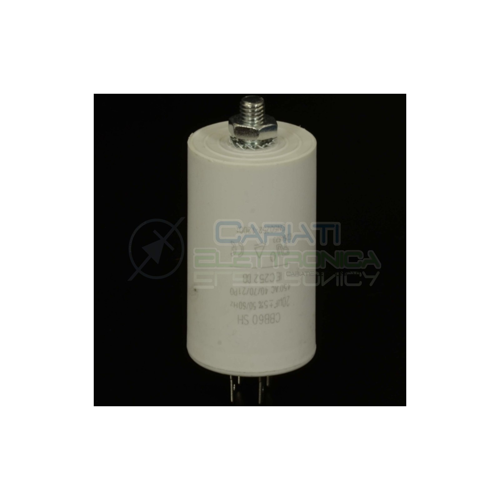 Condensatore elettrico 20 uF 20uF 450V Capacitore avvio motore pompa elettropompa SR Passive
