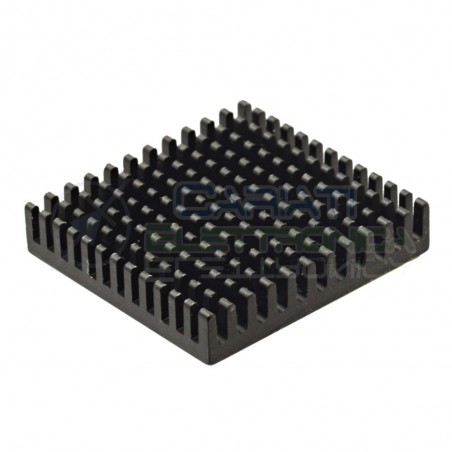 Dissipatore di calore in alluminio 43x40x8 mm aletta raffreddamento elettronica