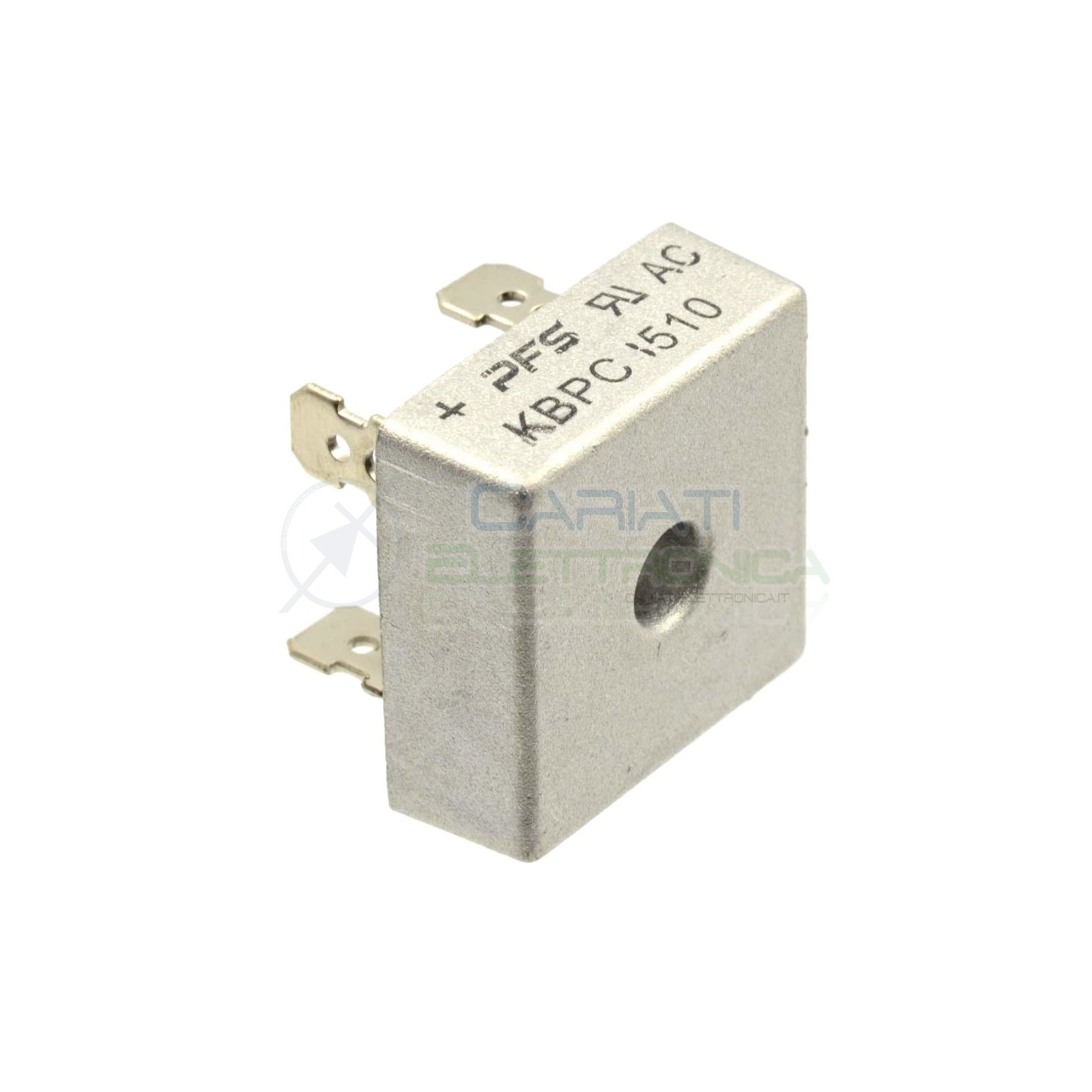 1 PEZZO Ponte di diodi KBPC1510 15A 1000V Raddrizzatore Monofase PFS Sep