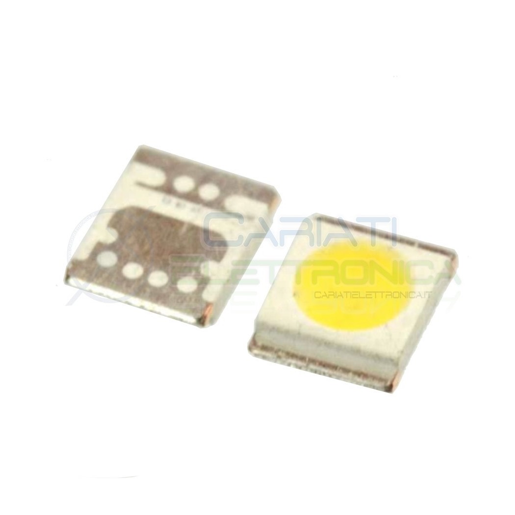 5 PEZZI Led SMD 2835 Bianco Freddo 6500k 3V ALTA LUMINOSITà
