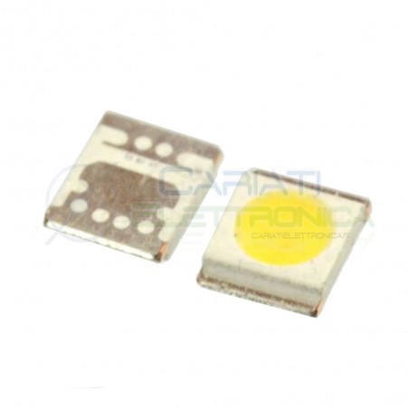 5 PEZZI Led SMD 2835 Bianco Freddo 6500k 3V ALTA LUMINOSITà