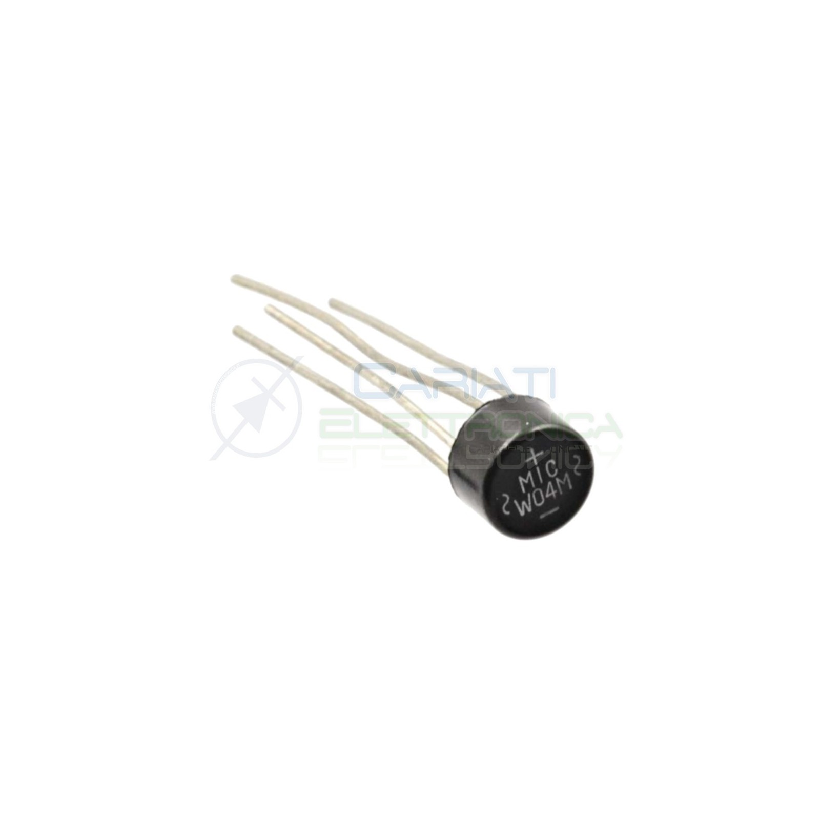 5 PEZZI PONTE RADDRIZZATORE DI DIODI W04M 1,5A 400V MIC