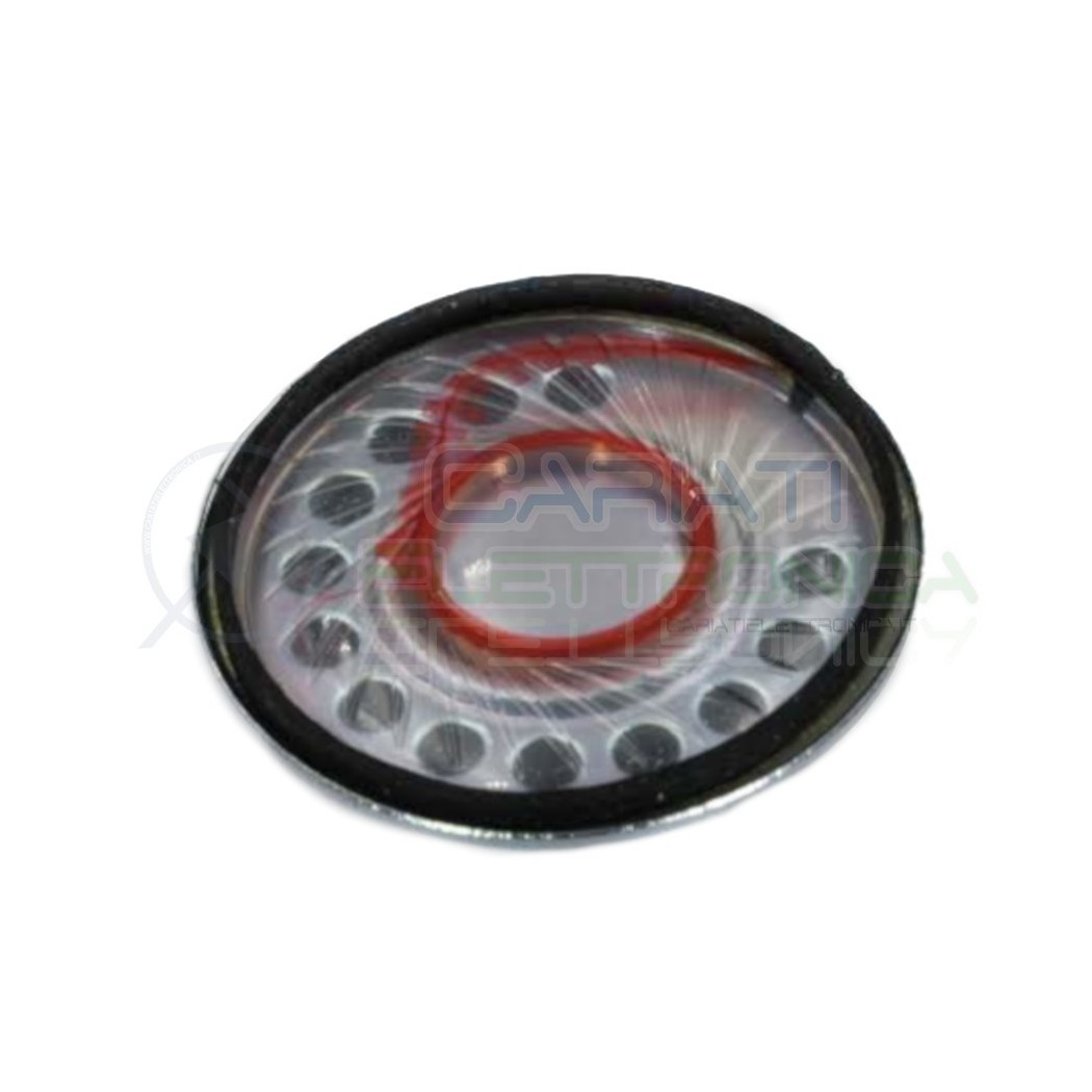 Altoparlante speaker cassa in mylar 500mW 8Ω 81dB 28mm