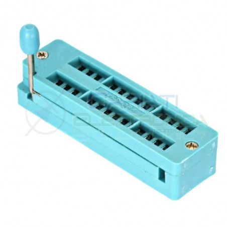 Adattatore Zoccolo ZIF 28 pin per circuiti integrati DIL DIP