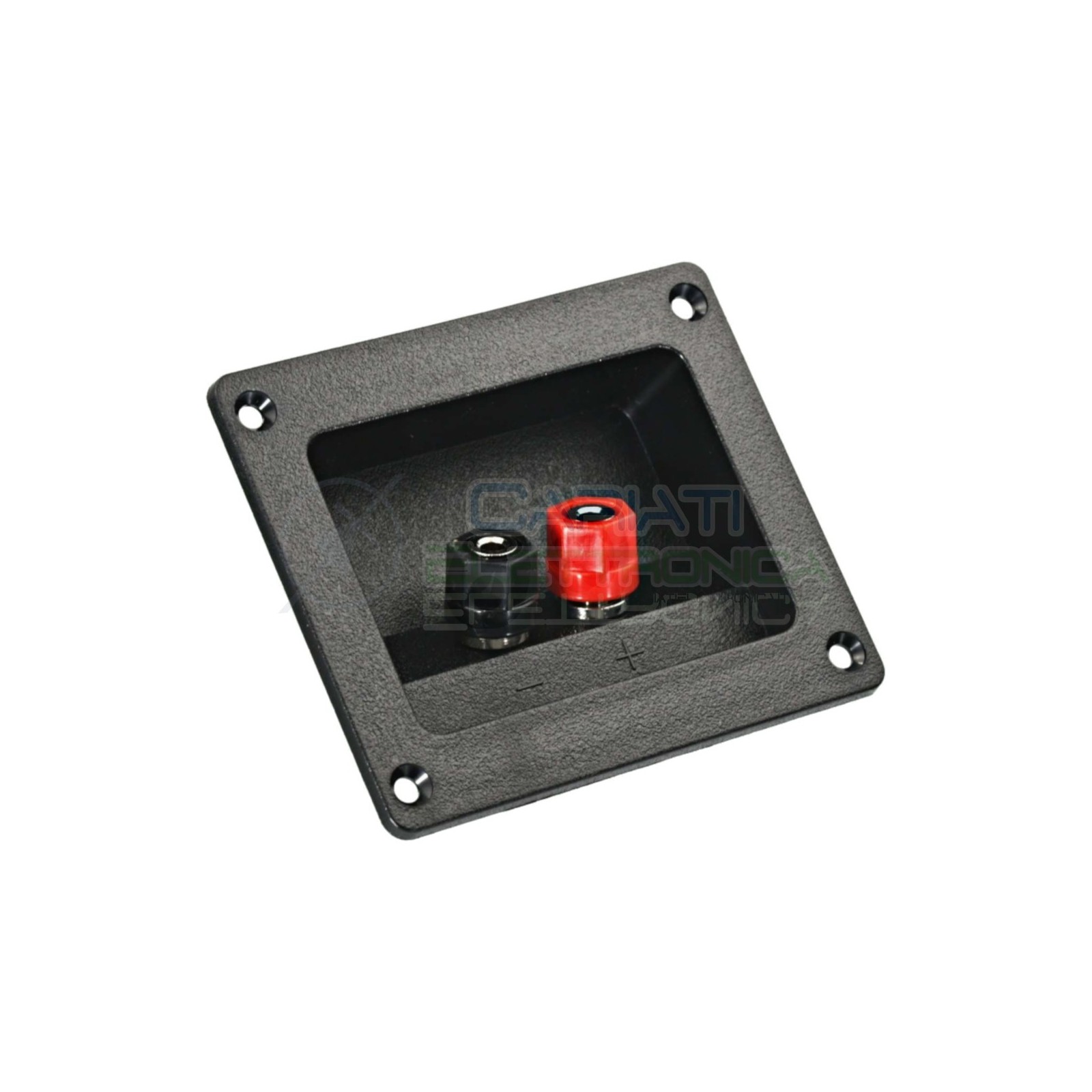 1 PEZZO Morsettiera Quadrata 2 poli per casse Acustiche Speaker AltoparlantiGenerico