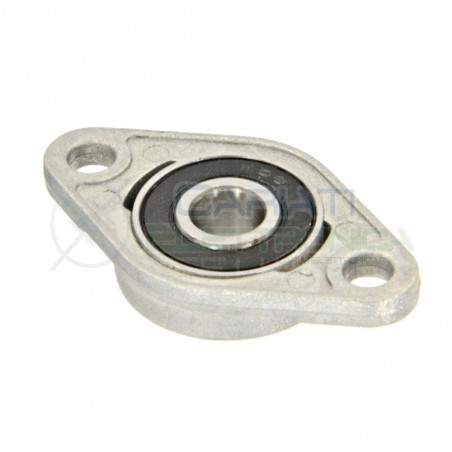 KFL08 Supporto Cuscinetto a sfera da 8mm con Blocco Flangia Stampante 3D CNC Generico