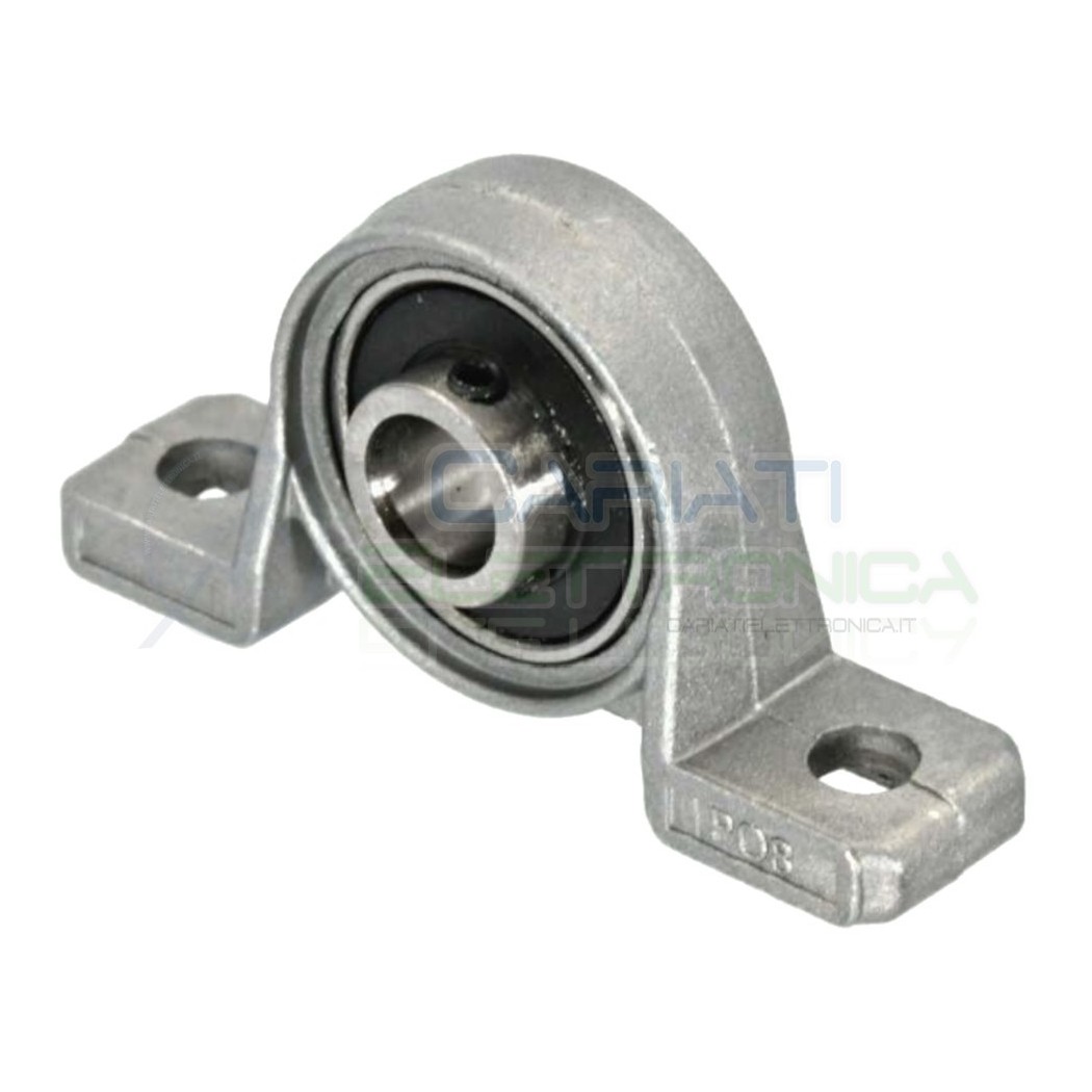 KP08 8mm Ball Bearing Pillow Block Mounting Support 3D Print CNCGenerico