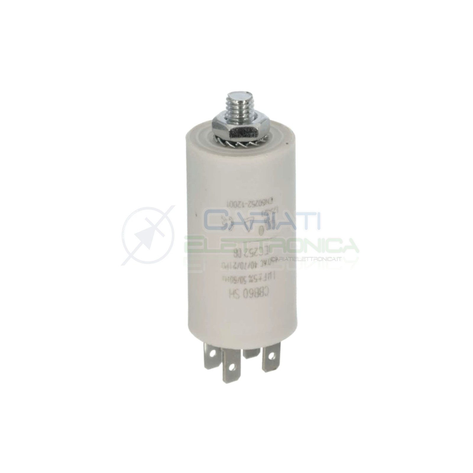CONDENSATORE ELETTRICO 1 uF 1uF 450V CAPACITORE MOTORE POMPA ELETTROPOMPA Generico