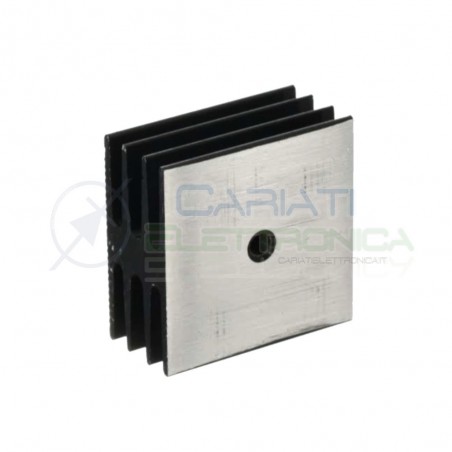 Dissipatore 35 x 35 x 17 mm adatto per DIODI KBPC5010 KBPC3510 KBPC1510 TBR3510