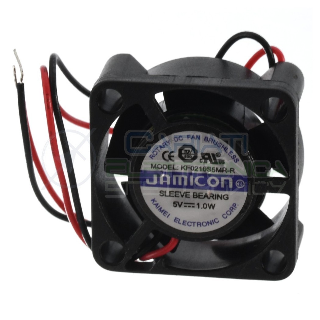 KF0210S5MR Fun 25x25x10mm 5V 1W JAMICONJamicon