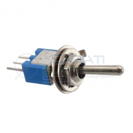 Interruttore Deviatore a Leva ON OFF ON 3A 125V 3 Pin SPDT da Circuito Stampato