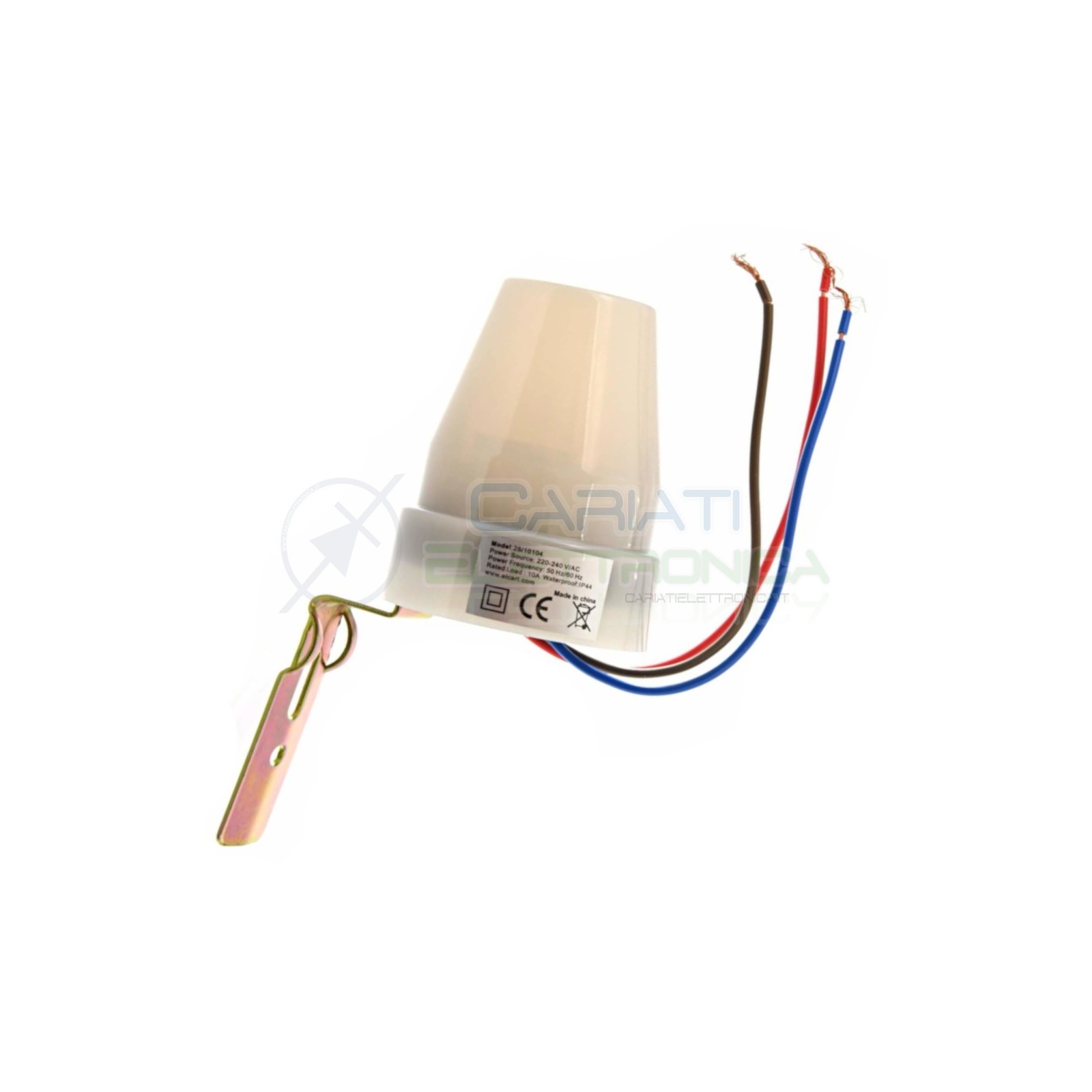 Interruttore Sensore Crepuscolare 10A 220V per Luci Lampade Faro LED Esterno Elcart
