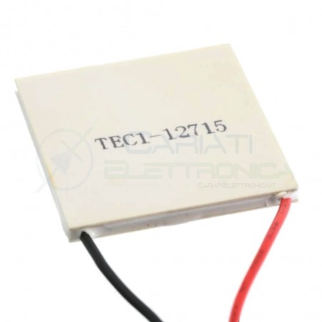 Peltier 12V 15A TEC1-12715 Heatsink Thermoelectric Cooler Cooling 136.8W TEC1 12715Generico