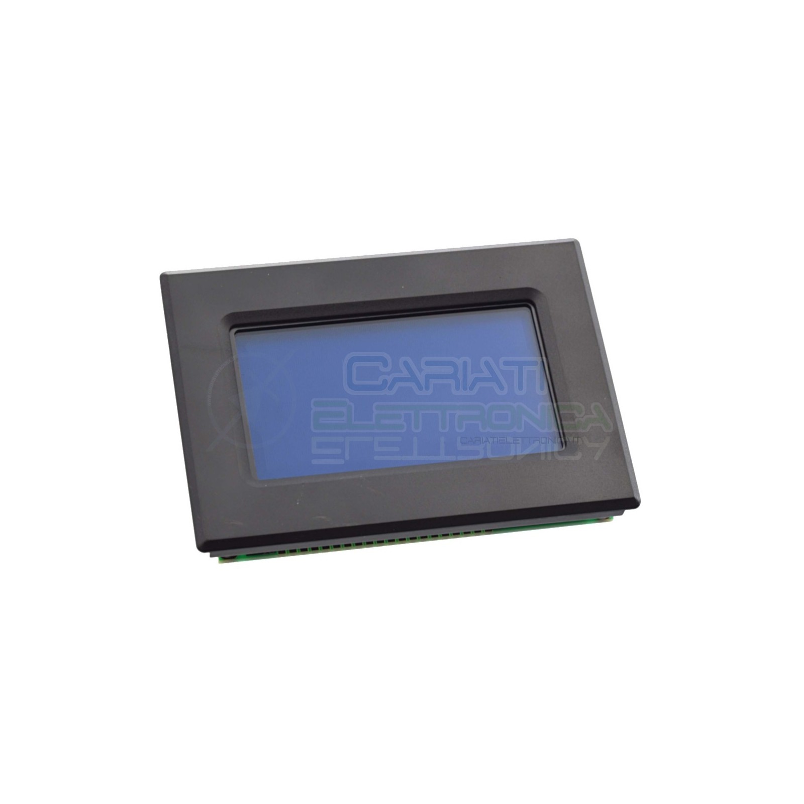 Display grafico 128 x 64 LCD retroilluminato BLU CON MASCHERA Arduino Pic ST7920 standard