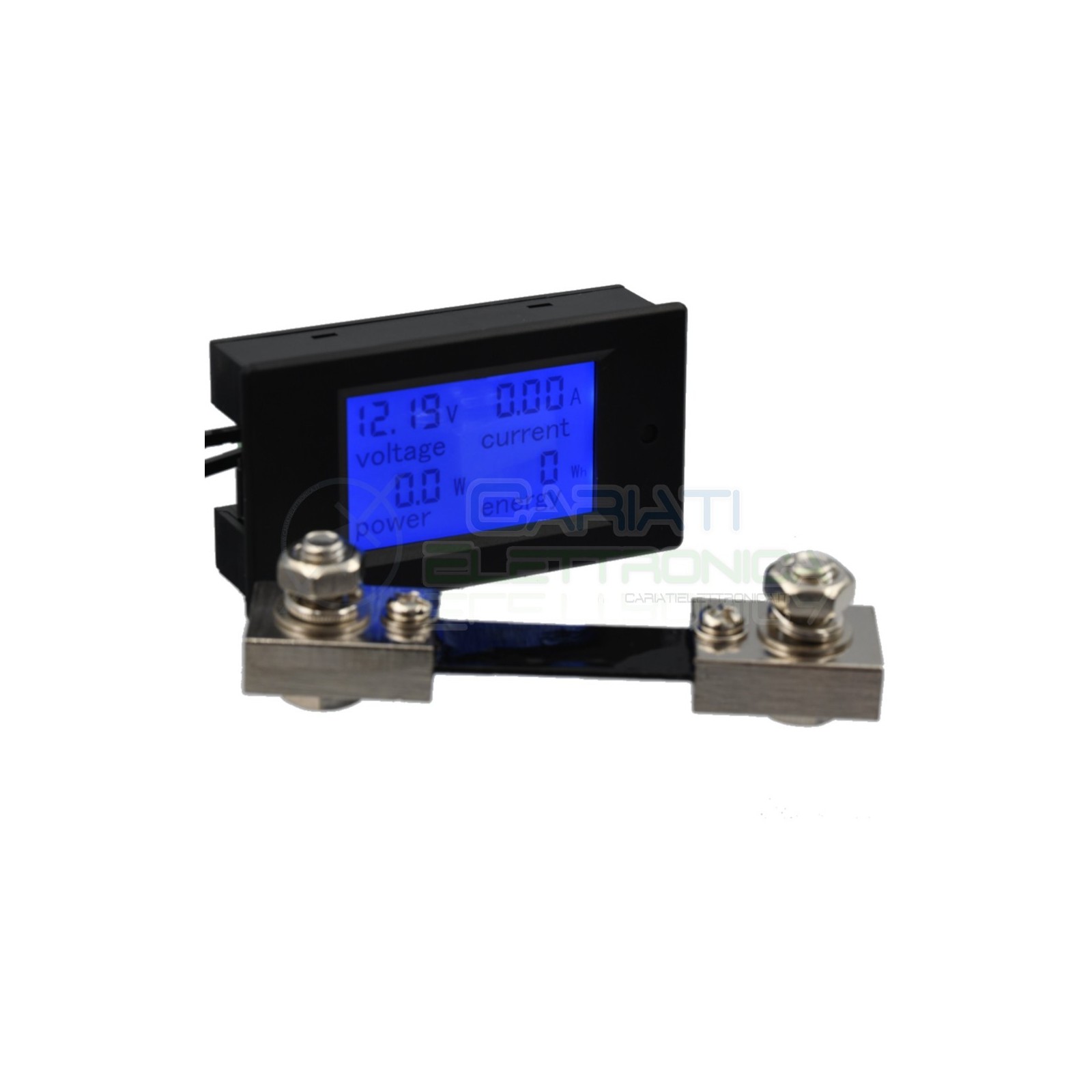 MISURATORE DI CONSUMO ELETTRICO WATTMETRO VOLTMETRO AMPEROMETRO 6.5-100Vdc 100A