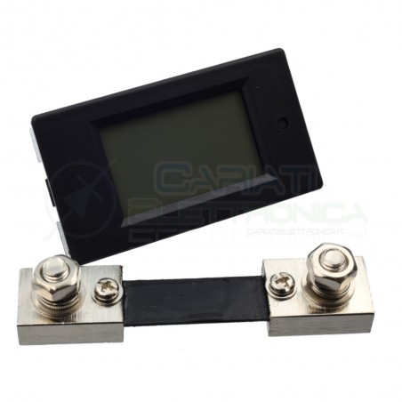 MISURATORE DI CONSUMO ELETTRICO WATTMETRO VOLTMETRO AMPEROMETRO 6.5-100Vdc 100A
