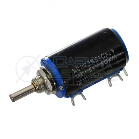 Potenziometro Multigiro Lineare 2Watt 4,7Kohm WXD3-13-2W 2 Watt 4,7 Kohm